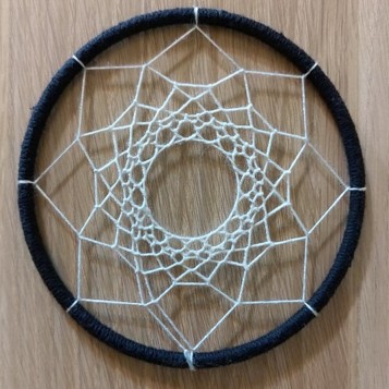 Crystal Ascend fractal dreamcatcher SVG pattern