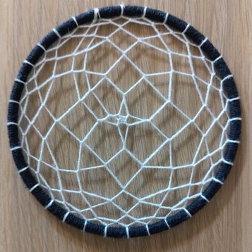 Crystal Descend fractal dreamcatcher SVG pattern