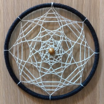 Flower of Life sacred geometry dreamcatcher pattern