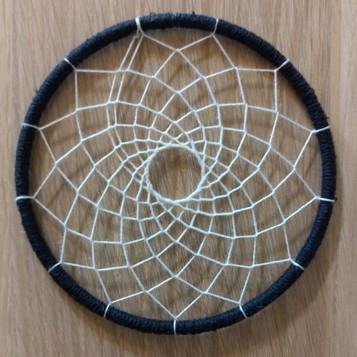 Sun Halo geometric dreamcatcher SVG pattern