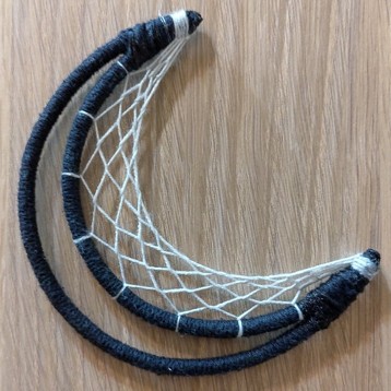 Moon crescent arc dreamcatcher SVG laser cut pattern